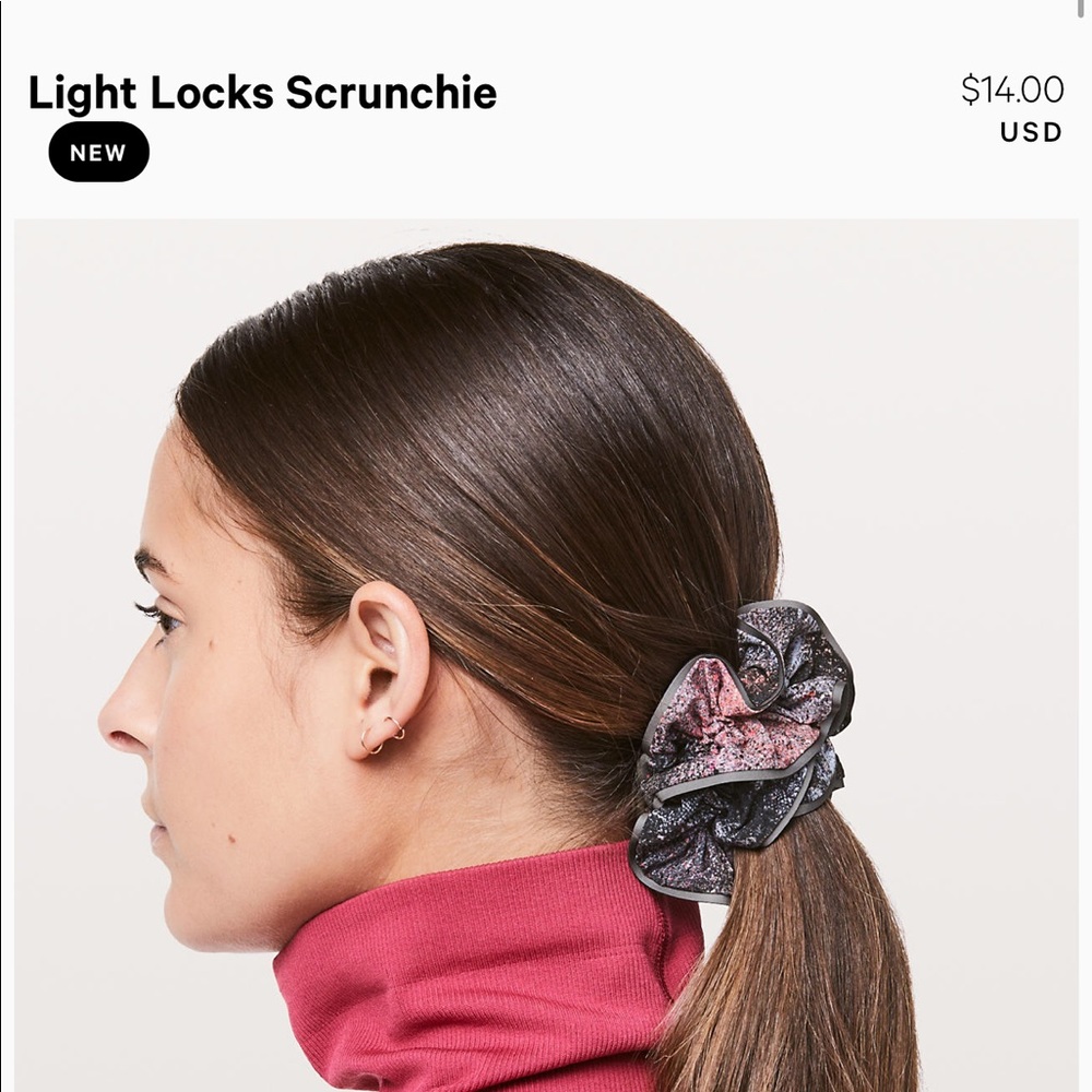 ISO! ANY LULULEMON LIGHT LOCKS SCRUNCHIE NWT